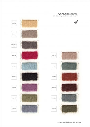 Alpaca Machine Knitting Colour Card #2 AW13-14
