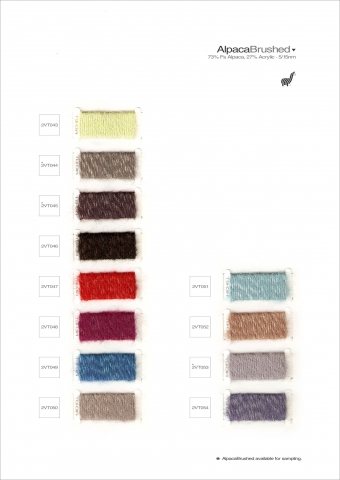 Alpaca Machine Knitting Colour Card #3 AW13-14