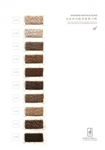 Michell Alpaca Natural Colours