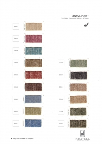 Alpaca Machine Knitting Colour Card #1 AW13-14
