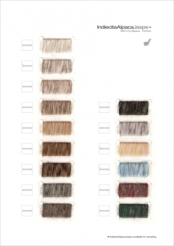Alpaca Machine Knitting Colour Card #2 AW13-14