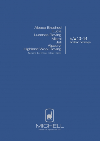 Alpaca Machine Knitting Colour Card #3 AW13-14