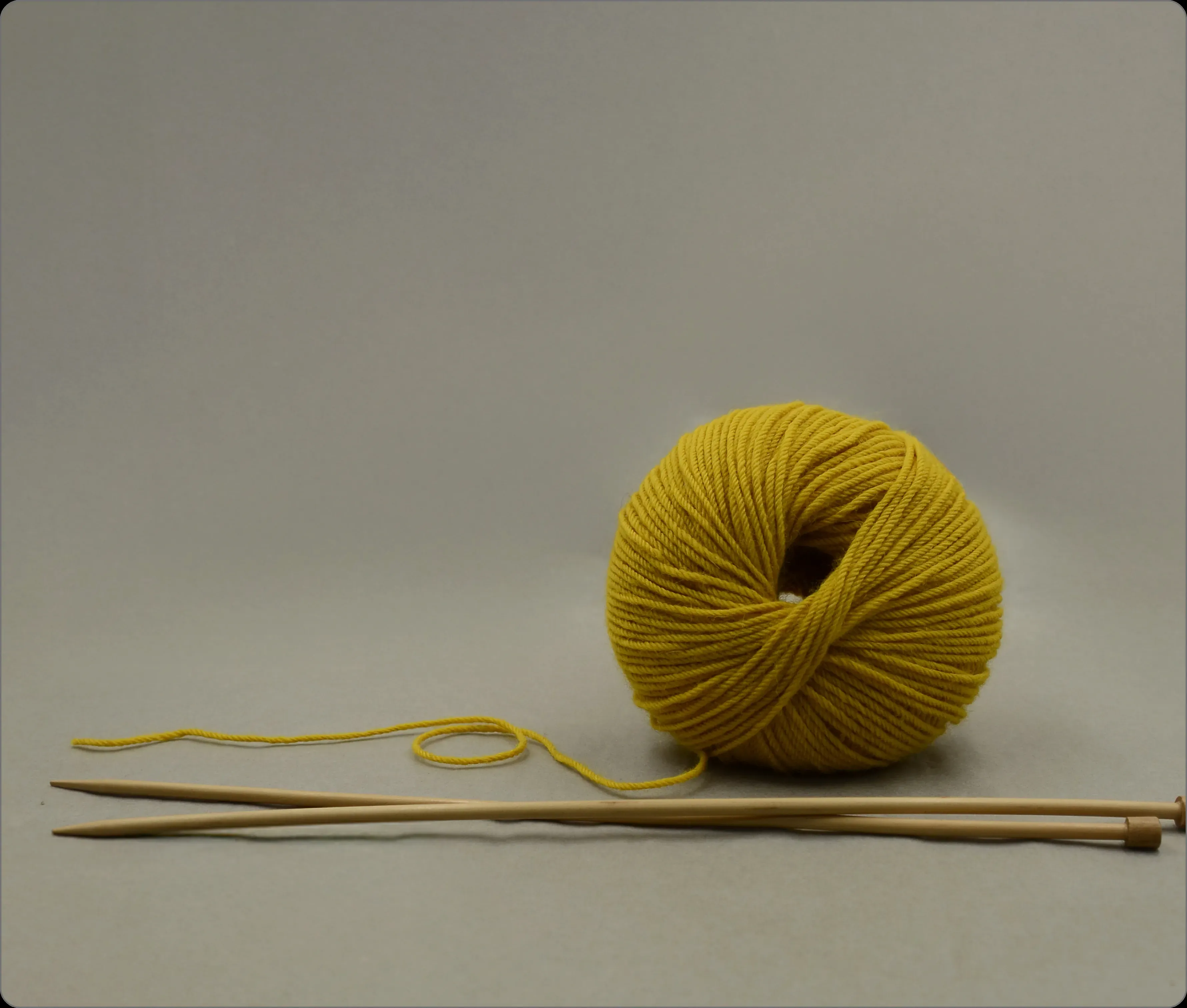 Hand knitting